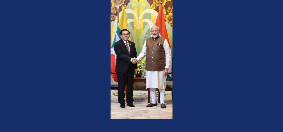 Hon’ble Prime Minister Shri Narendra Modi met Senior General Min Aung Hlaing, Chairman of the State Security and Peace Commission of Myanmar, on the sidelines of the SCO Summit in Tianjin on 31 August 2025.